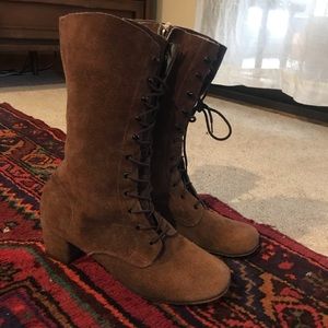 Vintage 60’s Suede Boots Size 8